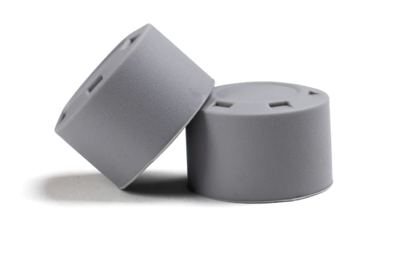 Faven End Caps Rubber (Grey)